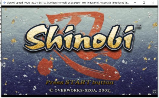 索尼【PS2】Shinobi忍美版HACK修改版全集带PC模拟器下载即玩