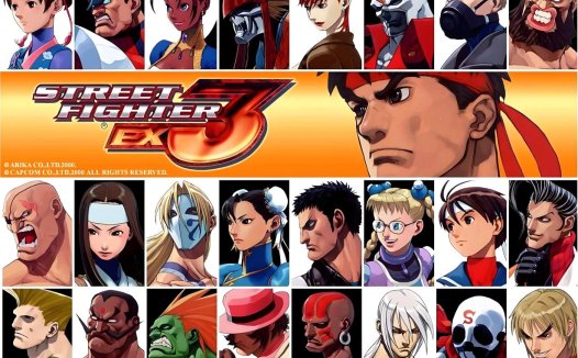 PS2街霸EX3hack-能量不减招式简化版
