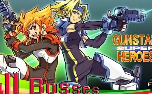 GBA超级火枪英雄hack-HP不减可按SELECT换人版